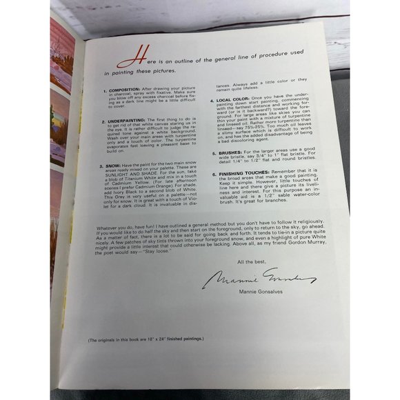 So You Want Snow Scenes To Paint By Mannie Gonsalves Published Walter Foster 126 - Picture 6 of 11